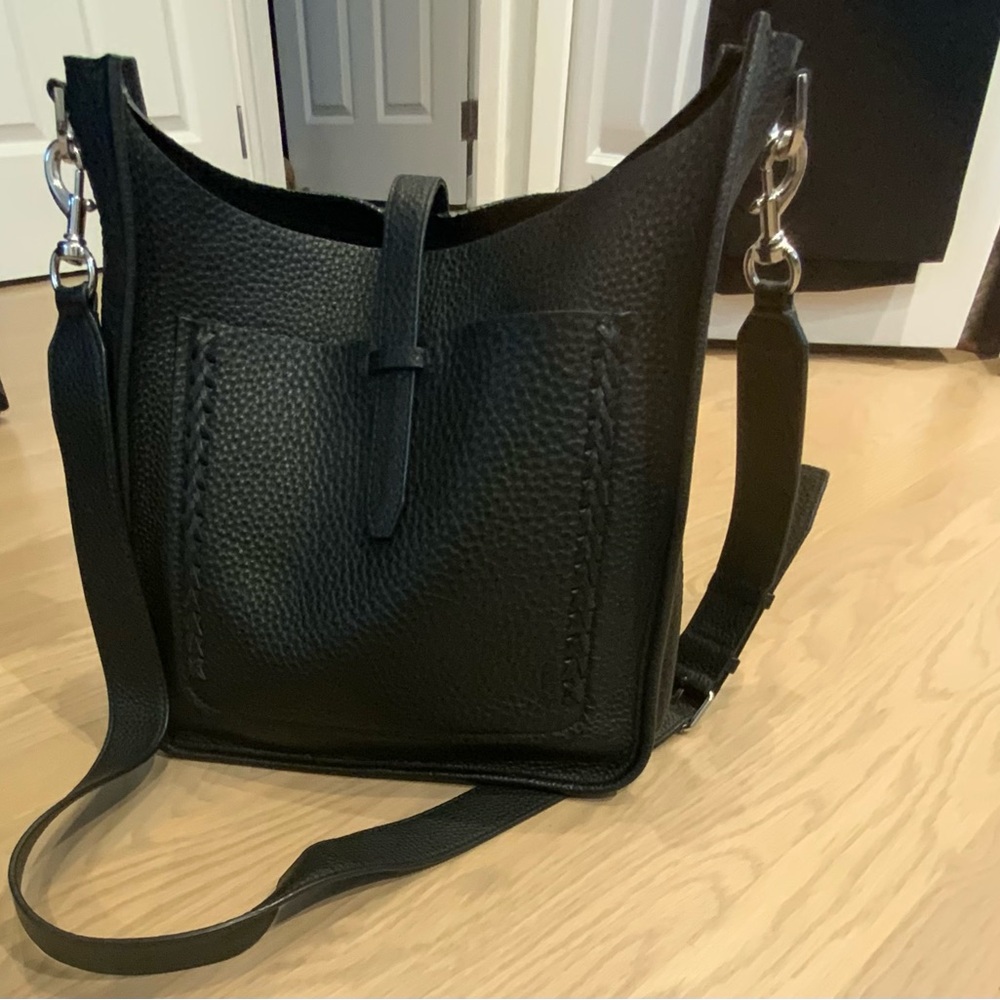 Rebecca Minkoff Black Pebble Leather Bag, great condition.
